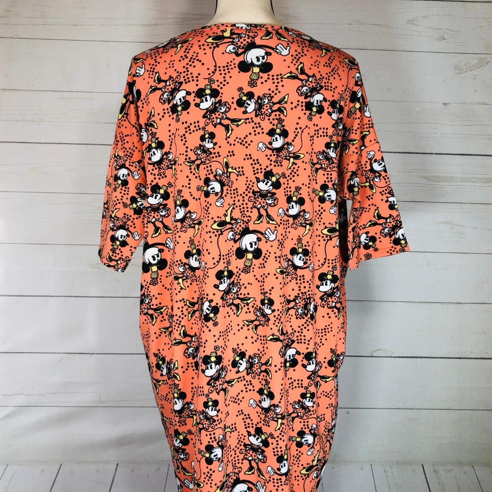 LuLaRoe Irma Minnie Mouse Tunic Top Sz Small - Picture 4 of 6